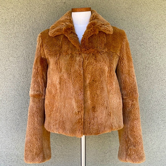 Coats | Theory Rabbit Fur Coat | Poshmark